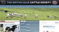 Desktop Screenshot of britishbluecattle.org